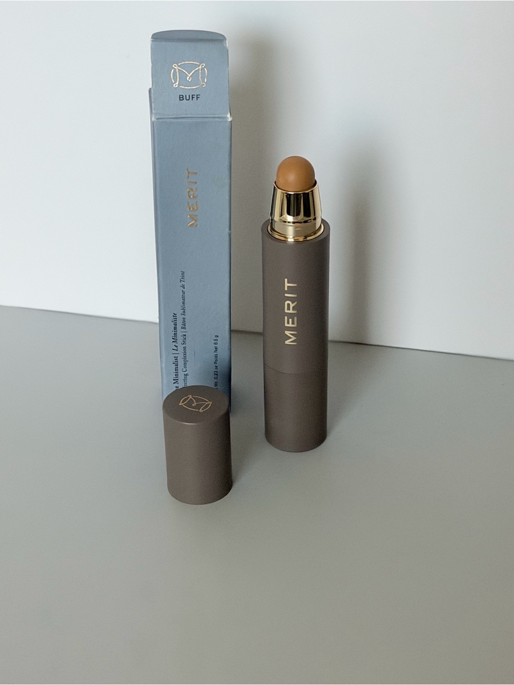 Merit The Minimalist Perfecting Complexion Stick – Buff 
New in Box